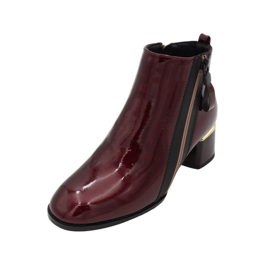 Kate Appleby Ankle Boots  Burgundy Patent