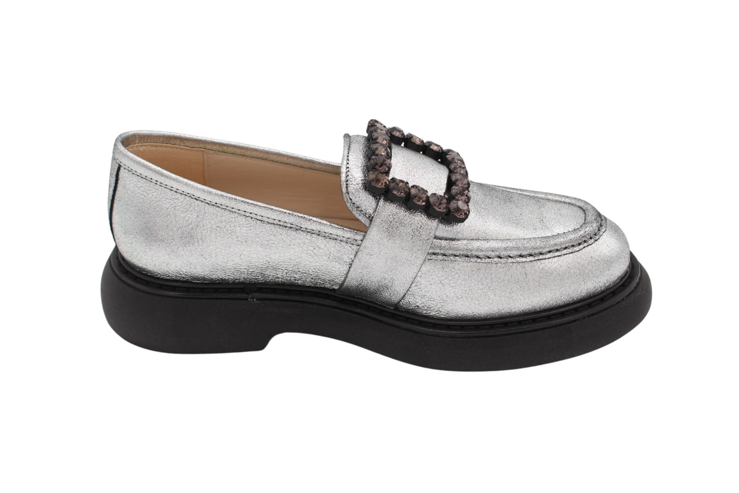Marian Loafers  Silver