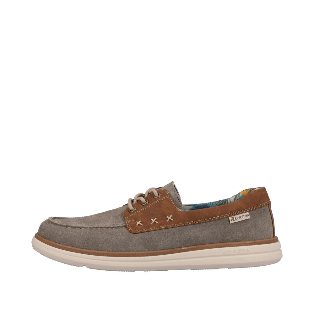 Rieker Shoes  Grey/Tan